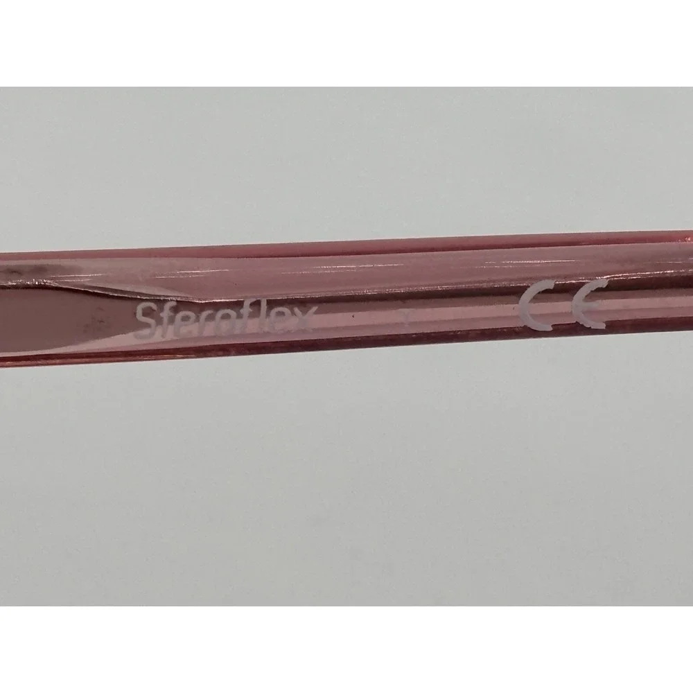 Sferoflex Eyeglass Frames 2550-B 299 53-17-135 Lt Pink Semi Rimless w/Case&Cloth